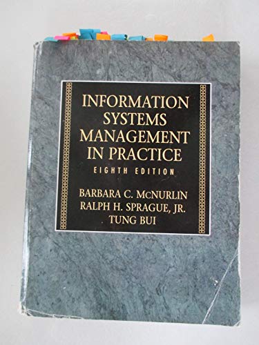 Stock image for Information Systems Management for sale by Better World Books