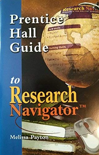 Stock image for Prentice Hall Guide to Research Navigator for sale by PAPER CAVALIER US