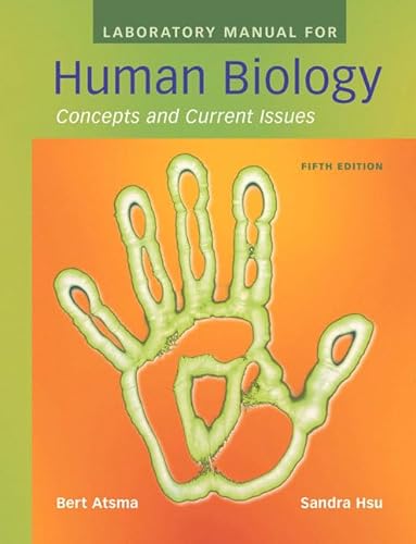 Imagen de archivo de Laboratory Manual for Human Biology: Concepts and Current Issues a la venta por ZBK Books