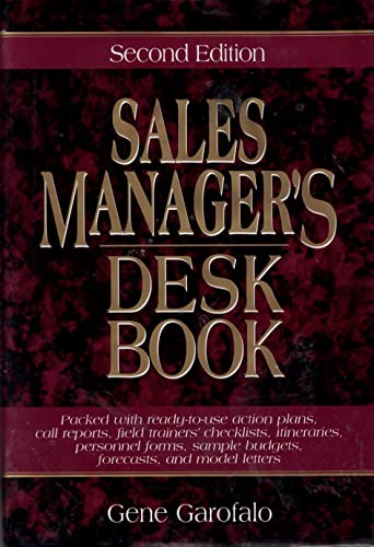 Stock image for Sales Manager's Desk Book for sale by Better World Books: West
