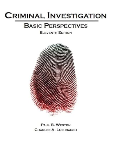 Beispielbild fr Criminal Investigation : Basic Perspectives zum Verkauf von Better World Books