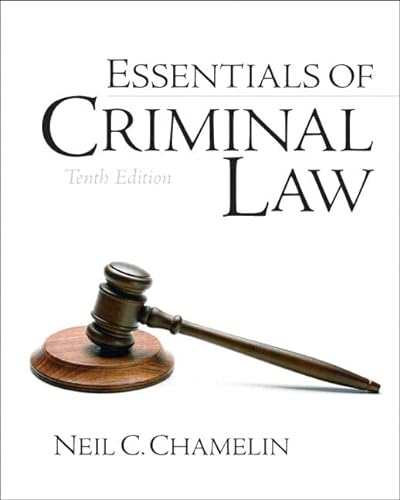 Imagen de archivo de Essentials of Criminal Law a la venta por Once Upon A Time Books