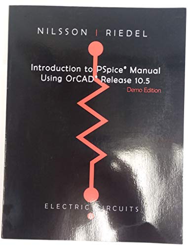 Imagen de archivo de Introduction to PSpice for Electric Circuits a la venta por BookHolders