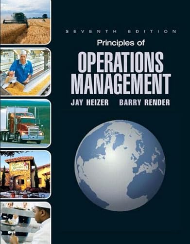 Imagen de archivo de Principles of Operations Mangement a la venta por Better World Books
