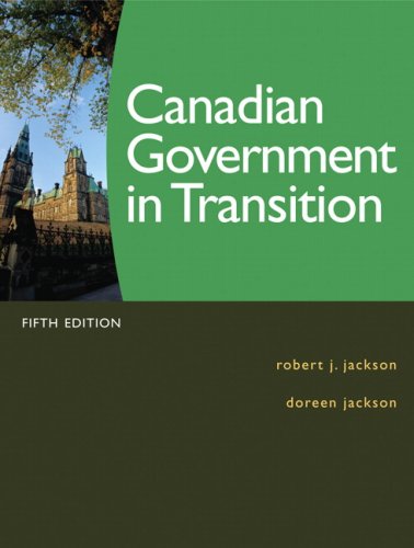 9780132452045: Canadian Government in Transition