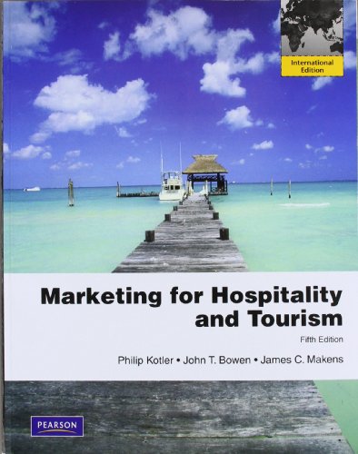 Stock image for Marketing for Hospitality and Tourism : International Edition for sale by Better World Books Ltd