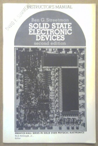 9780132454797: Solid State Electronic Devices: International Edition