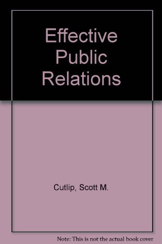 Stock image for Effective Public Relations for sale by WorldofBooks