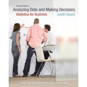 Beispielbild fr Analyzing Data &Making Decisions: Statistics for Business zum Verkauf von ThriftBooks-Dallas