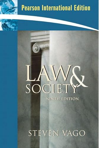 9780132459662: Law and Society: International Edition