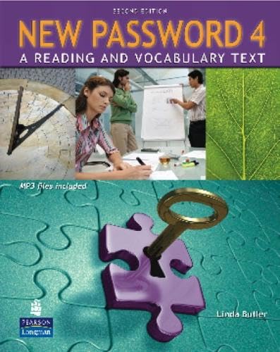 9780132463058: New Password 4: A Reading and Vocabulary Text (with MP3 Audio CD-ROM)