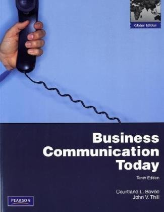 9780132464581: Business Communication Today: Global Edition