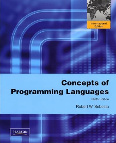 9780132465588: Concepts of Programming Languages: International Edition