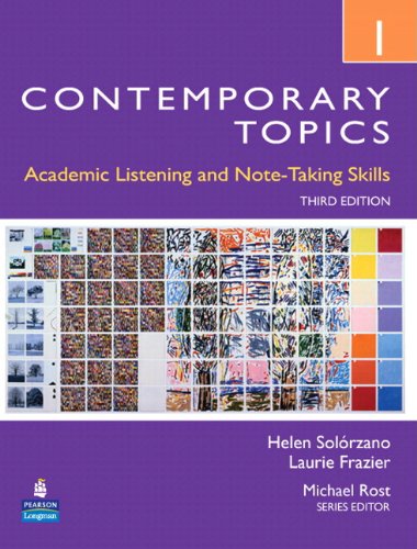 9780132469449: Contemporary Topics 1: Academic Listening and Note-Taking Skills (Student Book and Classroom Audio CD) (Contemporary Topics (Paperback))
