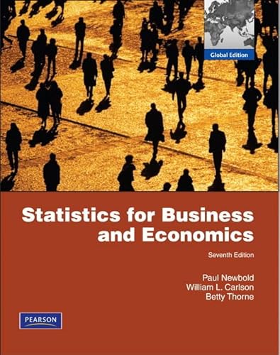 9780132471107: Statistics for Business and Economics & MathXL Student Access Card Package: Global Edition