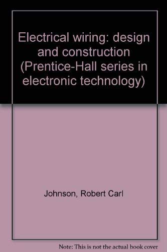 Beispielbild fr Electrical Wiring : Design and Construction zum Verkauf von Better World Books