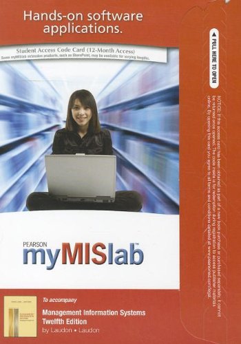 9780132478083: MyLab MIS with Pearson eText -- Access Card -- for Management Information Systems (Mymislab)