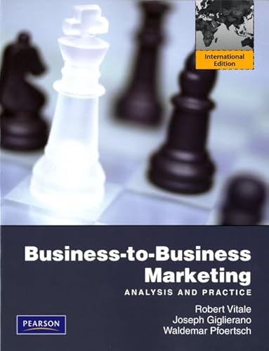 Imagen de archivo de Business to Business Marketing: International Edition a la venta por medimops