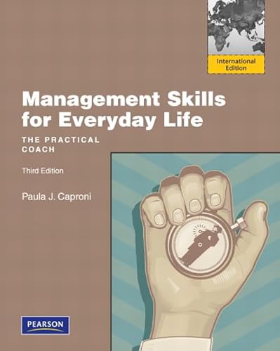 9780132479073: Management Skills for Everyday Life. Paula J. Caproni