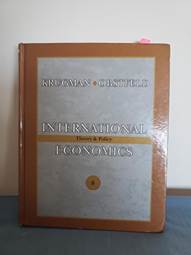 9780132479202: International Economics: Theory & Policy (The Addison-wesley Series in Economics)
