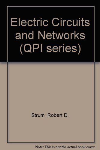 Stock image for Electric circuits and networks (QPI series) for sale by HPB-Red