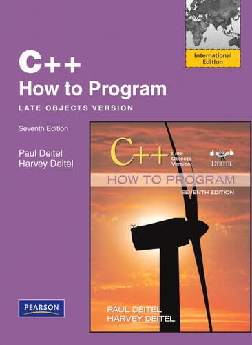 9780132484589: C++ How to Program: Late Objects Version: International Edition