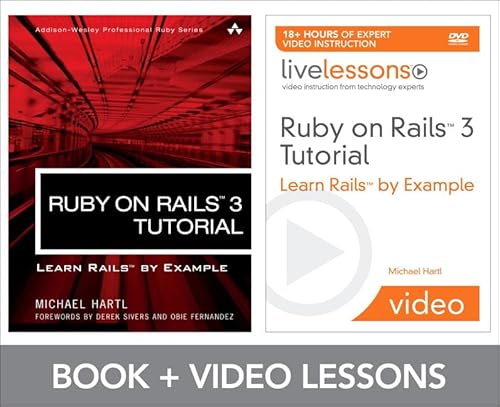 9780132492546: Ruby on Rails 3 Tutorial LiveLessons Bundle:Learn Rails by Example