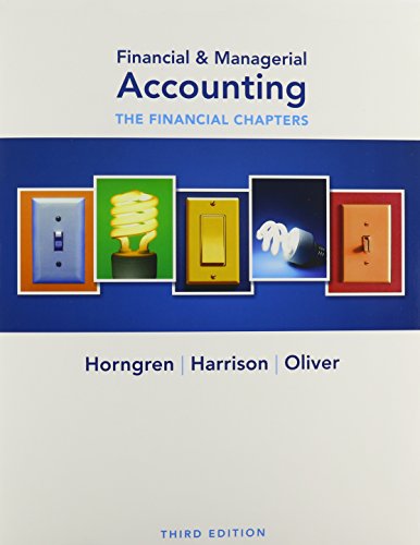 Stock image for Financial & Managerial Accounting: The Financial Chapters for sale by ThriftBooks-Atlanta