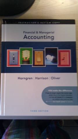Stock image for Financial & Managerial Accounting Instructor's Edition for sale by ThriftBooks-Dallas