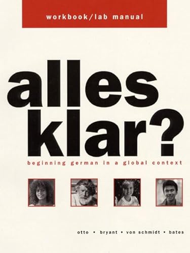 Alles Klar? (9780132499392) by Otto, Karl F. Jr.; Bryant, Keri L.; Von Schmidt, Wolff