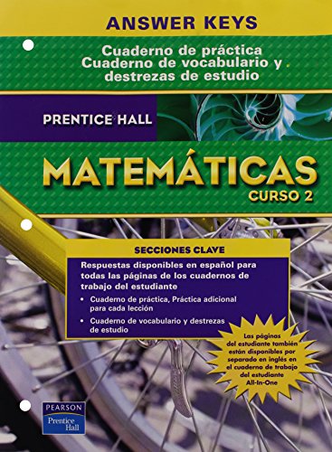 Stock image for Answer Keys for Cuaderno De Practica, Cuaderno De Vocabulario Y Destrezas De Estudio (Matematicas Curso 2) for sale by Nationwide_Text