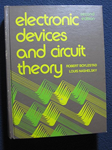 Imagen de archivo de Electronic Devices and Circuit Theory a la venta por Better World Books