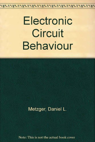 9780132503815: Electronic Circuit Behaviour