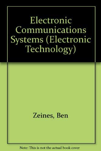 Stock image for Electronic Communications Systems (Electronic Technology S.) for sale by Anybook.com