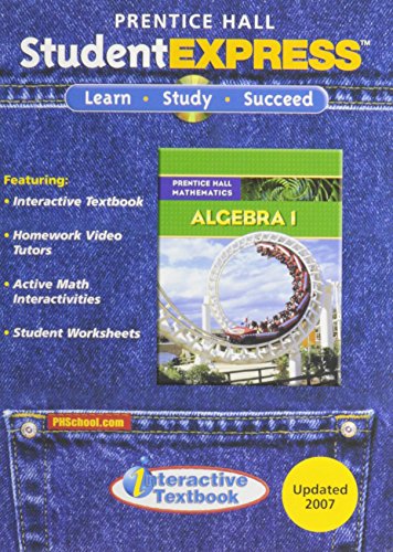Stock image for Prentice Hall Mathematics, Algebra 1 StudentEXPRESS for sale by TextbookRush