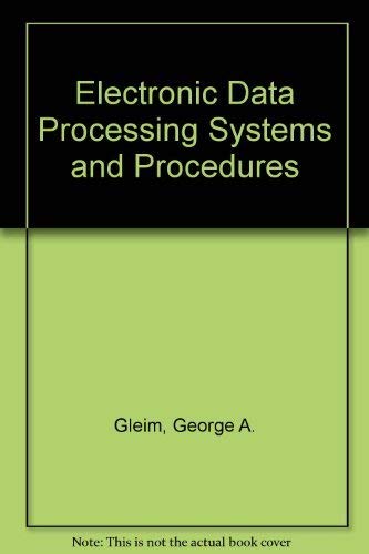 9780132505147: Electronic Data Processing Systems and Procedures
