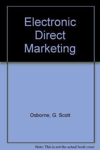 Imagen de archivo de Electronic Direct Marketing a la venta por Lincbook