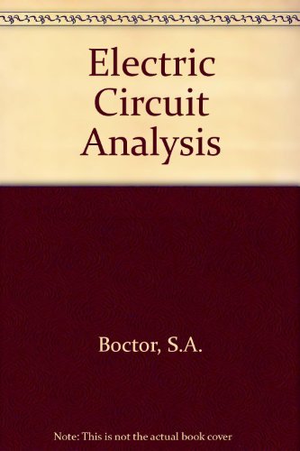 Beispielbild fr Electric Circuit Analysis zum Verkauf von Better World Books