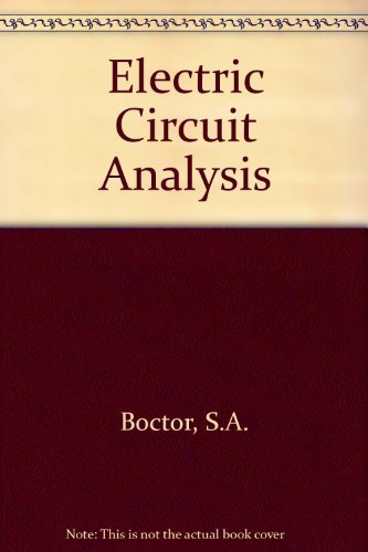 Stock image for Electric Circuit Analysis for sale by ThriftBooks-Atlanta