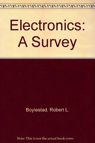 Stock image for Electronics: A Survey for sale by Le Monde de Kamlia