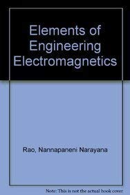 9780132516044: Elements of Engineering Electromagnetics