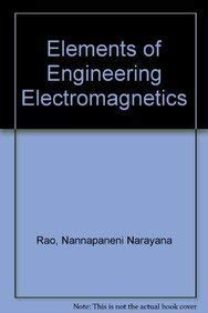 Stock image for Elements of Engineering Electromagnetics for sale by Your Online Bookstore