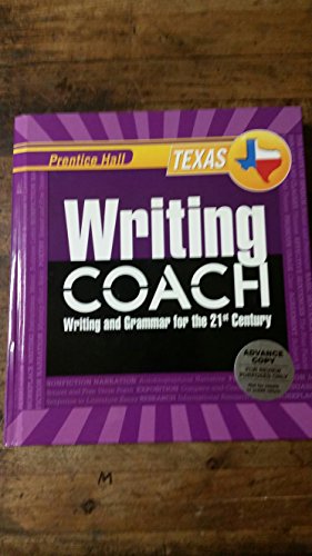 Beispielbild fr Prentice Hall Texas Writing Coach Grade 10 ; 9780132529891 ; 0132529890 zum Verkauf von APlus Textbooks