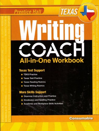 Stock image for Prentice Hall Writing Coach All-In-One Workbook Texas Edition Grade 6 ; 9780132530071 ; 0132530074 for sale by APlus Textbooks