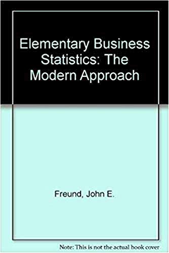 Beispielbild fr Elementary Business Statistics : The Modern Approach zum Verkauf von Better World Books
