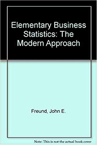 9780132531207: Elementary Business Statistics: The Modern Approach