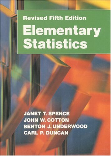 Beispielbild fr Elementary Statistics, Revised zum Verkauf von ThriftBooks-Atlanta