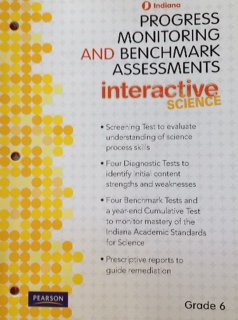 Stock image for Pearson Interactive Science Indiana Progress Monitoring and Benchmark Assessments. (Paperback) for sale by Nationwide_Text