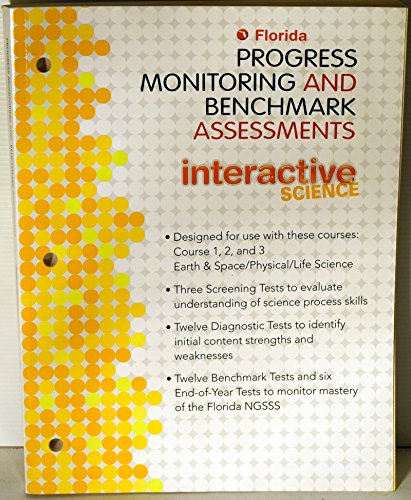 Stock image for Florida Progress Monitoring And Benchmark Assessments (Interactive Science) By Pearson (2012) Paperb ; 9780132537131 ; 0132537133 for sale by APlus Textbooks