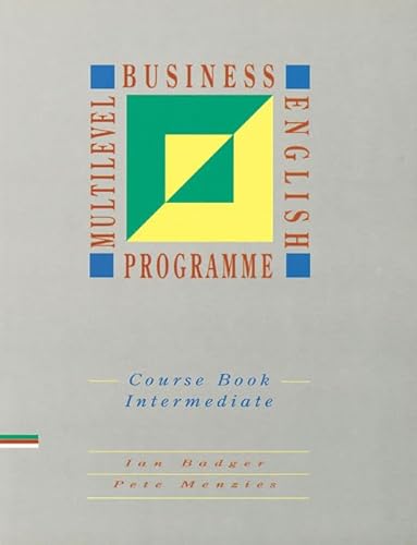 MBEP 3: Intermediate Level: Coursebook (9780132537742) by Ian Badger; Peter Menzies; Pete Menzies